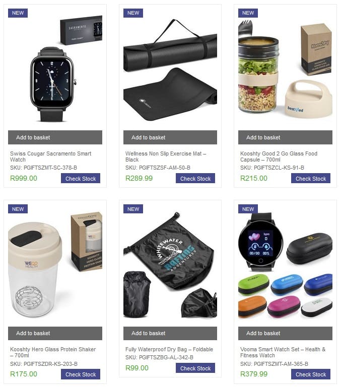 Branded health & fitness promotional products