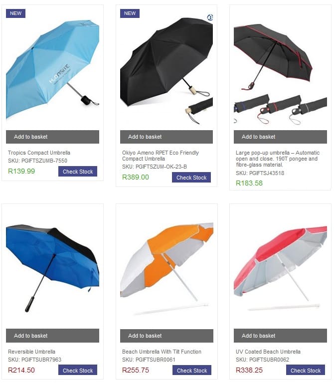 Classic 8 Panel Umbrella With Wooden Hook Handle